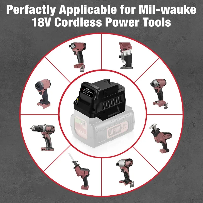 Adaptor Baterai BD40MIL18, coc - Black+Decker Tool Cordless ulasan dan harga